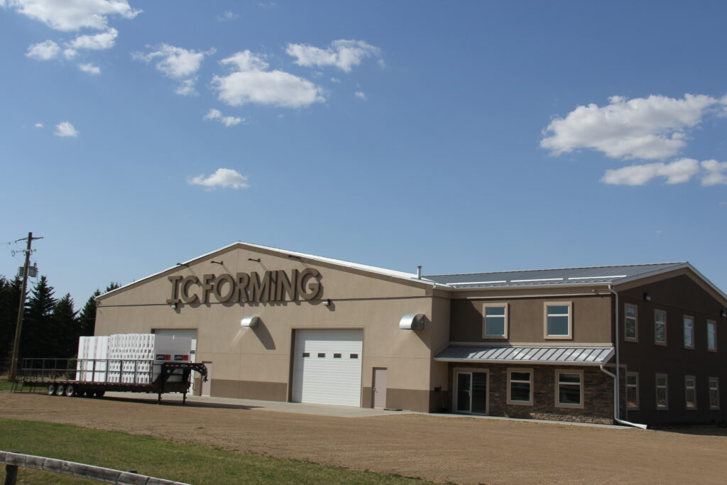 Acrylic stucco exterior finish over ICF construction in Ardrossan Alberta by Met Exteriors
