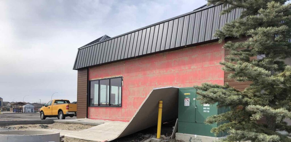 Pre-purchase EIFS exterior inspection for an Edmonton property
