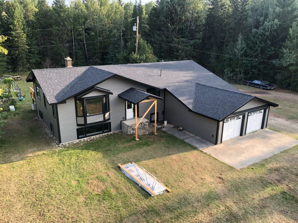 Hardie Board fascia exterior detail installed by Met Exteriors