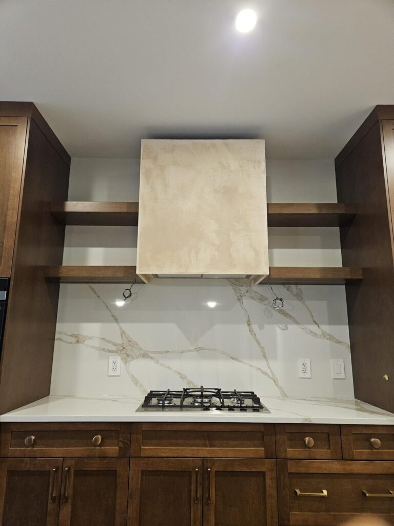 Natural Texture, Modern Luxury: Lime Plaster Range Hoods 4 range hood